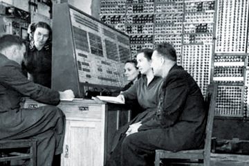MESM (small electronic calculating machine) team, Theophania, near Kiev, 1952 MESM (small electronic calculating machine) team, Theophania, near Kiev, 1952