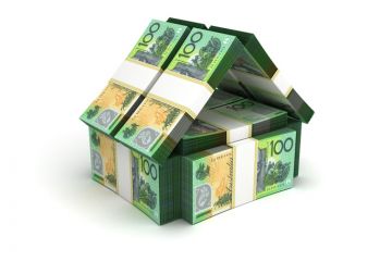 A house made of Australian dollars