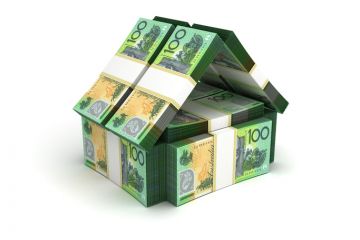 A house made of Australian dollars A house made of Australian dollars