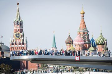 A scene in Moscow A scene in Moscow