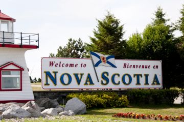 Nova Scotia sign