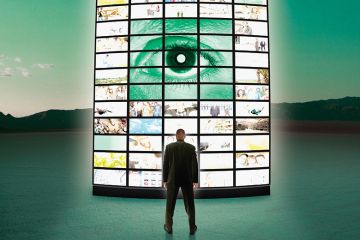 Big eye on screen