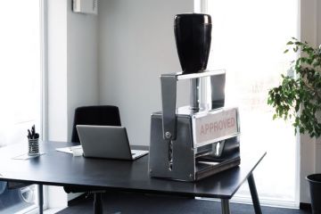 Oversized 'Approved' stamp Oversized 'Approved' stamp