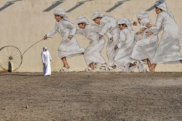 Giant mural
