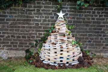 Christmas tree of books Christmas tree of books
