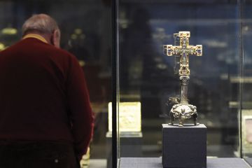 “Welfenschatz” (Guelph Treasure) displayed at the Kunstgewerbemuseum (Museum of Decorative Arts) in Berlin