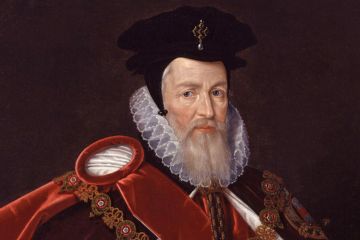 Painting of William Cecil, 1st Baron Burghley, Lord Burghley