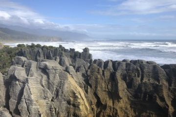 Pancake Rocks in New Zealand New Zealand, university, study abroad, Sri Lanka. international, student