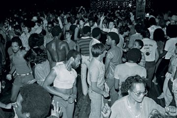 People dancing at Paradise Garage, New York City, 1979 People dancing at Paradise Garage, New York City, 1979