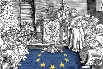 People discussing European Union (EU) People discussing European Union (EU)