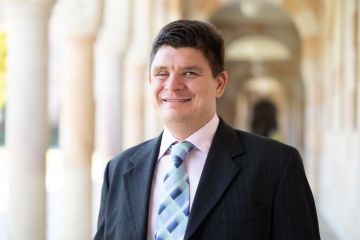 Paul Harpur Paul Harpur blind law professor University of Queensland Universities Enable