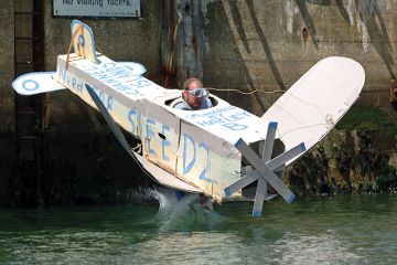 The famous Birdman competition, UK, where the entries were bold but ineffective The famous Birdman competition, UK, where the entries were bold but ineffective
