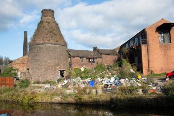 A derelict pottery in Stoke-on-Trent A derelict pottery in Stoke-on-Trent, symbolising the need for regional regeneration