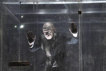 Jonathan Slinger as Prospero in William Shakespeare's The Tempest directed by David Farr at the Royal Shakespeare Theatre in Stratford-upon-Avon. Jonathan Slinger as Prospero in William Shakespeare's The Tempest directed by David Farr at the Royal Shakespeare Theatre in Stratford-upon-Avon.