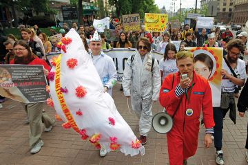 Demonstration in support of science in Ukraine