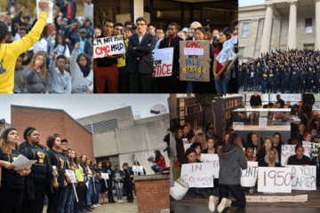 Student protests in the US over racism on campuss Montage of pictures from student protests in the US over racism on campuss