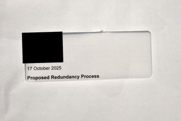 A letter which had ‘redundancy process’ visible through the envelope, as University of Derby reports itself to ICO over redundancy letters.