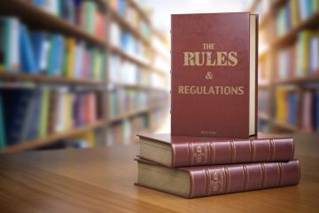 A rules and regulations book A rules and regulations book