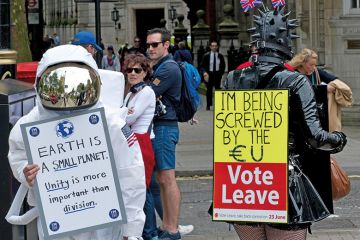 Remain and Leave Brexit campaigners