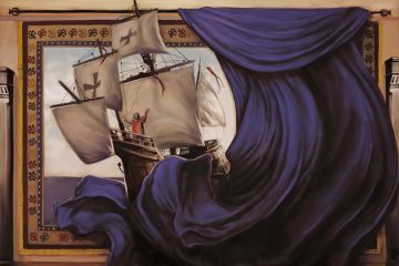 Painting of ship Painting of ship