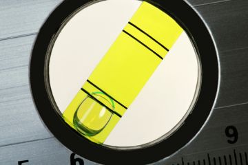 An uneven spirit level An uneven spirit level, symbolising levelling up