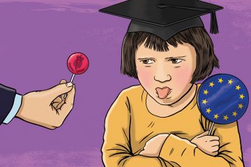 Spoiled child illustration Spoiled child illustration