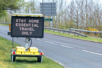 Stay home sign Stay home sign