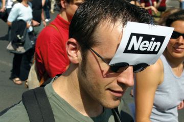 Student tuition fees demonstrator, Duesseldorf, Germany Student tuition fees demonstrator, Duesseldorf, Germany