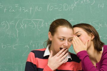What do academics think of their students? students telling a secret