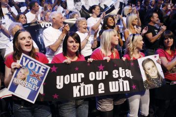 Studio audience, The X Factor TV programme, London Studio audience, The X Factor TV programme, London