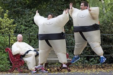 Inflatable sumo wrestlers Inflatable sumo wrestlers