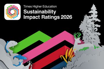 Sustainability Impact Ratings logo with supplement artwork of deer, trees and fish in waves. Sustainability Impact Ratings logo with supplement artwork of deer, trees and fish in waves.