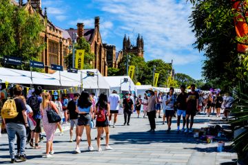 University of Sydney hosts Welcome Festival in 2022 for students to return and start new semester University of Sydney hosts Welcome Festival in 2022 for students to return and start new semester