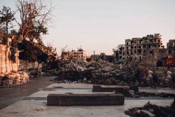 Ruins in Aleppo, Syria
