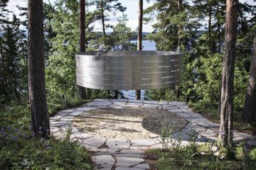 The Clearing memorial, 3RW, Utøya, Norway