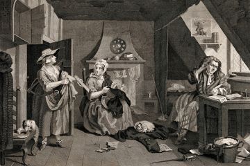 The Distrest Poet, by William Hogarth The Distrest Poet, by William Hogarth