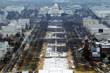Crowds at Trump's inauguration Crowds at Trump's inauguration