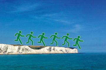 White cliffs of Dover