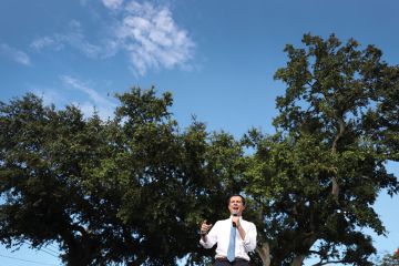 Democratic presidential candidate and South Bend, Indiana Mayor Pete Buttigieg speaks during a grassroots fundraiser at the Wynwood Walls on May 20, 2019 in Miami, Florida.