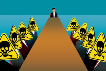 Toxic meeting illustration