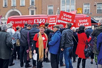 Campaigners for the Vote Leave movement