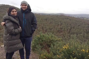 Matthew Hedges and his wife Daniela Tejada