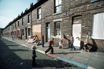 Children playing in the street
