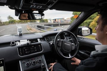 Autonomous car in Coventry