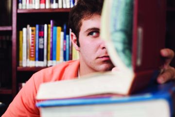 Student considering plagiarism