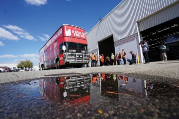 The Labor election campaign bus, Australia