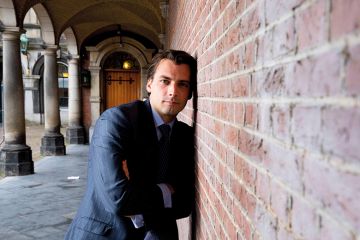 Thierry Baudet, who led the Forum for Democracy party. Thierry Baudet, who led the Forum for Democracy party.
