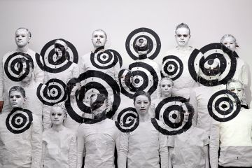 A picture shows the last artwork by Chinese artist Liu Bolin at the galerie Paris-Beijing on March 19, 2015 in Paris, France. A picture shows the last artwork by Chinese artist Liu Bolin at the galerie Paris-Beijing on March 19, 2015 in Paris, France.