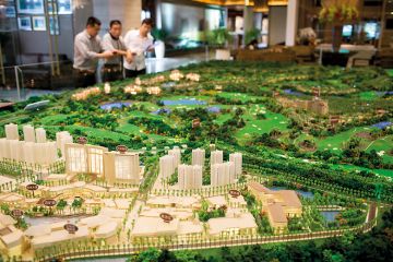 A scale model of a development in Hainan Province, China A scale model of a development in Hainan Province, China to illustrate Russian research institute’s China campus sends ‘strong message’