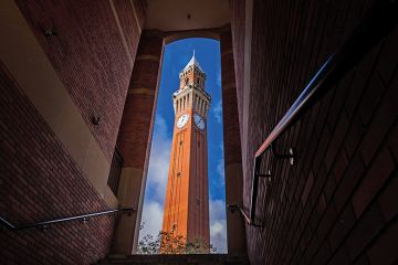 Joseph Chamberlain Memorial Clock Tower, the tallest freestanding clock tower in the world, at University of Birmingham Joseph Chamberlain Memorial Clock Tower, the tallest freestanding clock tower in the world, at University of Birmingham